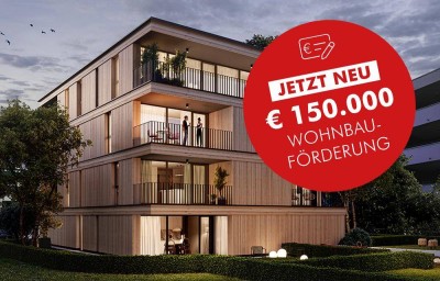 Wohnen nahe altem Rhein | HOHE WOHNBAUFÖRDERUNG | 2-Zimmer Wohnung | IDEAL AUCH FÜR ANLEGER (Top A07)