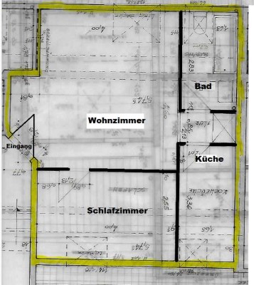 Helle 2-Zimmer Dachgeschosswohnung in Köln-Raderberg mit Einbauküche & Geräten