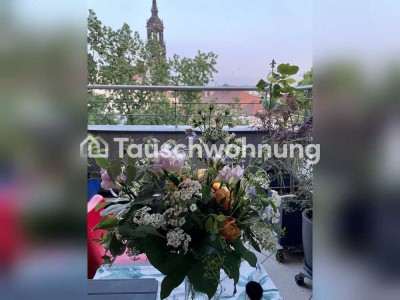 Tauschwohnung: Hochwertig sanierte 3-Raum-Whg im Barockviertel mit Loggia