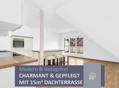Modern & Bezugsfrei | Charmante Dachwohnung mit großzügiger Süd-West-Terrasse