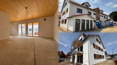 - ERSTBEZUG - HOCHWERTIGE 3-ZIMMER-NEUBAUWOHNUNG  MIT GARTEN IN VILSHEIM