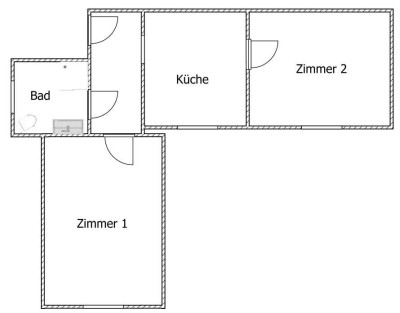 Möblierte 2-ZKB-DG-Wohnung mit gehobener Innenausstattung in Bamberg