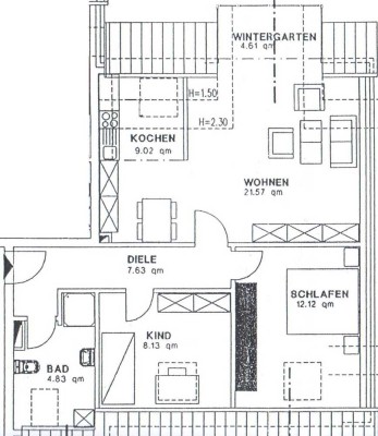 Helle 3-Zimmer Wohnung in Visselhövede