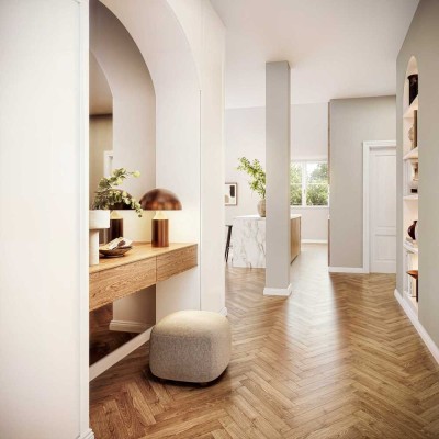 Großzügige 4-Zimmer-Gartenwohnung mit zwei Terrassen im Neubauprojekt „Das Rheingau“