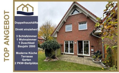 *RESERVIERT* Familienfreundliche Doppelhaushälfte mit gepflegtem Garten und Stellplatz in ruhiger Wo