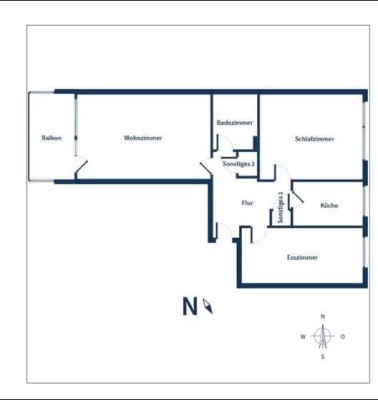 � Helle 3-Zimmer-Wohnung mit Süd-Balkon in ruhiger Lage von Hamburg-Ohlsdorf