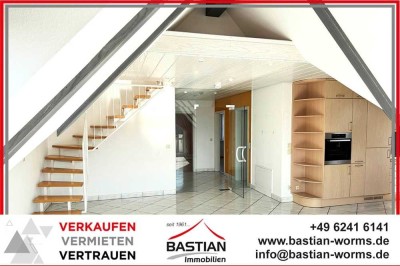 Maisonette meets Dachgeschoss: 4 ½ Zimmer - 120 m² Wfl. - Balk. - off. Grundriss - TG! Leiselheim!