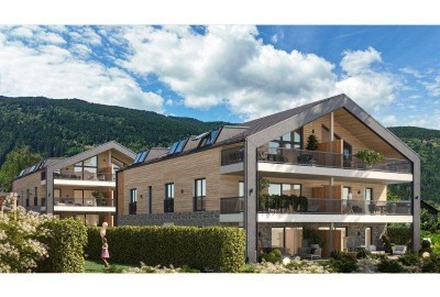 Seeblick-Penthouse mit Baderecht am Ossiacher See