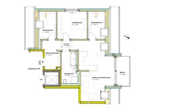 Exklusive 4-Zimmer-Dachgeschoßwohnung mit Südbalkon und zusätzlichen Spitzboden mit Tageslicht