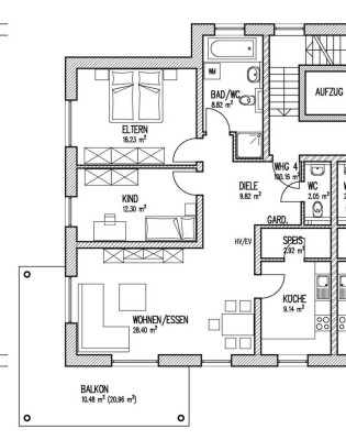 Neuwertige 3-Raum-Wohnung mit Balkon in Weißenhorn
