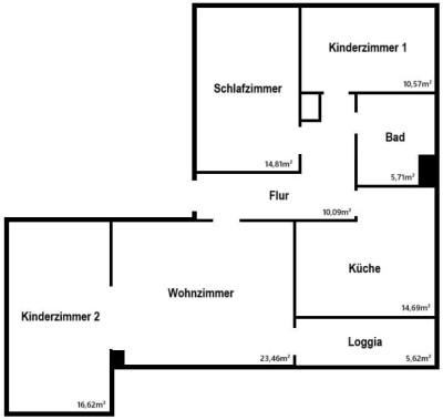 4-Zimmer-Wohnung in Alt-Wolfsburg (Erstbezug nach Sanierung mit Loggia und EBK)