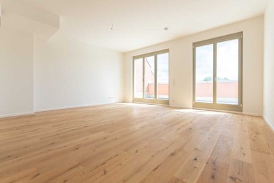 Exklusive Maisonette in historischem Industrieensemble | Wohnen am Wasser | 2 Terrassen | Balkon