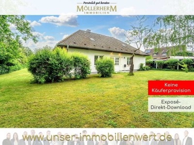 Perfekt für Familien und Generation 60+- Bungalow mit Kamin, Doppelgarage und Garten