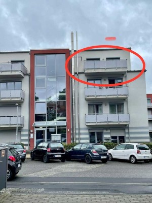 Möblierte, helle und ruhige 1 Zimmer-Penthouse-Whg mit großer Dachterrasse in MR-Nordstadt (740€)