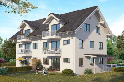 Neubau von 6 - Eigentumswohnungen in Taufkirchen/Vils
z.B.  traumhafte  2,5 -  Zimmer Wohnung  im 1