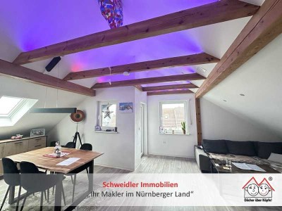 Top modern & energetisch perfekte 3-Zimmer-Wohnung unterm Dach in Schnaittach