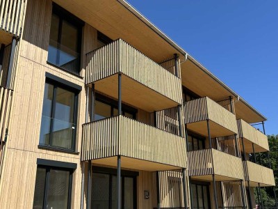 Erstbezug: Dorfen - Moderne 2-Zimmer-Wohnung mit Balkon in nachhaltiger Bauweise
