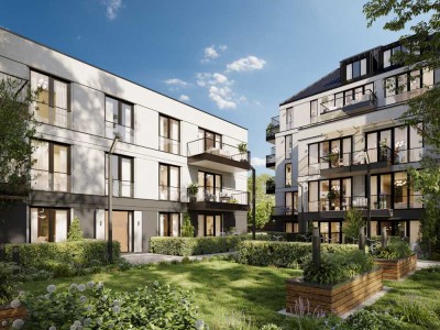 Weißensee: Langhansstr: ERSTBEZUG im NEUBAU ab September 2025: 4-5-Zi-EG-Whg, 2 Bäder + 2 TERRASSEN