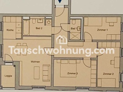 Tauschwohnung: 4-R-Whg gegen ähnlich große Whg in Zentrum Ost/Babelsberg