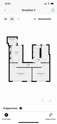 Schöne  3,5 Zimmer-Wohnung mit Einbauküche in Pritzwalk