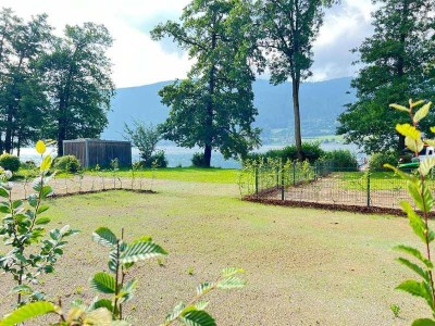 Sonnige Gartenwohnung mit privatem Seezugang