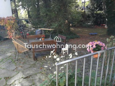 Tauschwohnung: EG-Wohnung im Grünen mit Zugang zum Garten