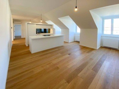 Unbefristete 4-Zimmer-DG-Wohnung am Rochusmarkt - zu mieten in 1030 Wien