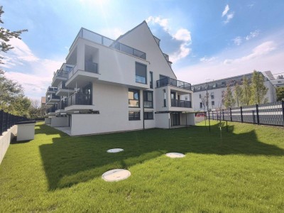 BIG CITY LIFE - 288,15m² Garten, 38,40m² Terrasse &amp; 102,73m² Wohnfläche - Erstbezug - Traumhafte Wohnküche mit innovativer Raumgestaltung