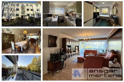 (M)EINE Wohnung vis à vis der Fachhochschule
Toller Grundriss verteilt auf 4 Zimmer, Balkon & Garag