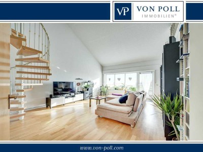 Maisonette-Wohnung über den Dächern von Rheinhausen