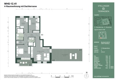 Geschmackvolle 4-Raum-Wohnung mit Balkon und EBK in Hamburg Stellingen