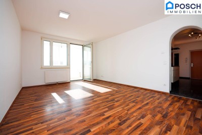 Schöne, helle 3 Zimmer Wohnung mit westseitiger verglaster Loggia, hoher Liftstock 6.OG, IC, Grünblick, Bergblick, , Pkw Stellplatz inkludiert, 360 Grad online Tour,