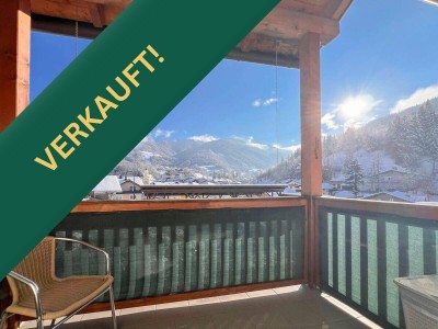 3-Zi.-Whg mit 2 Balkonen und Panoramablick in Wagrain