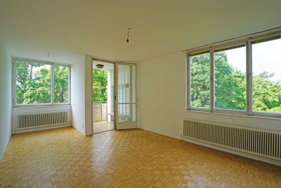 U4-Nähe: Lichtdurchflutete 4-Zimmer-Wohnung mit Loggia in grüner Wohnlage
