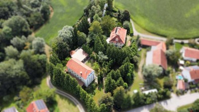 Für Visionäre: Historisches Kloster  mit Mühle und Wasserkraftwerk in der Nähe des Ammersees