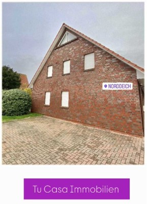 NORDDEICH - Reihenhaus mit zwei genehmigten Ferienwohnungen +
 2 Stellplätzen