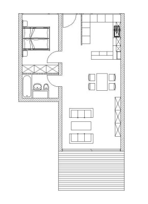 Schöne 2-Zimmer-Erdgeschosswohnung mit Terrasse und Einbauküche in Kerpen