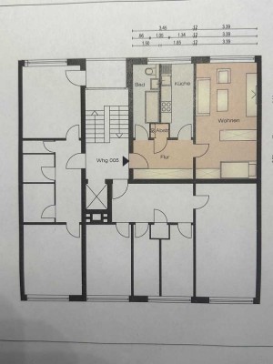 1-Zimmer Wohnung zu vermieten, in bester Kieler Innenstadtlage