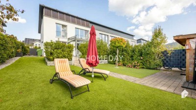 Modernes Reihenendhaus mit High-End-Ausstattung: KfW-Standard, PV-Anlage, Wintergarten & Traumgarten