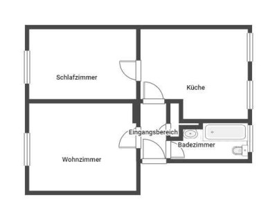 Demnächst frei! 2-Zimmer-Wohnung in Koblenz Goldgrube