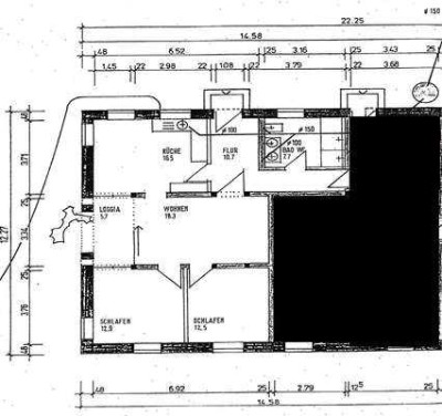 Modernisierte Wohnung mit 2,5 Zimmern sowie Loggia und Einbauküche in Leutkirch im Allgäu