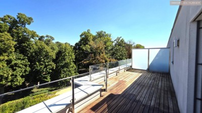 Maria Enzersdorf - Schlosspark!!! Stylische Neubauwohnung + MEGA Dachterrasse + Grün- und Weitblick!