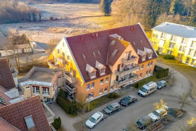 Neu. Barrierefreie 2-Zi. Dachgeschosswohnung.
Frei. Eigennutzung oder Kapitalanlage