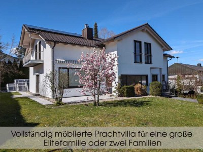 Vollständig möblierte Prachtvilla für eine große Elitefamilie oder zwei Familien zu siebt