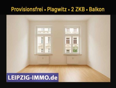 RESERVIERT: Provisionsfreie und vermietete 2-Raumwohnung mit Balkon in Plagwitz