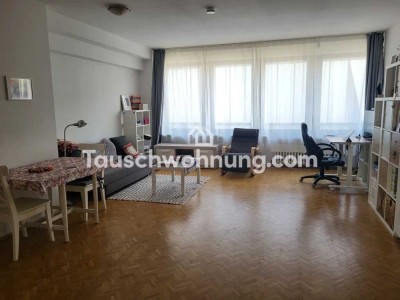 Tauschwohnung: Helle 1-Zimmer-Wohnung im Zentrum von Düsseldorf
