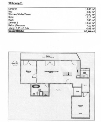 Schöne 3-Zimmer-Wohnung mit Einbauküche in Potsdam