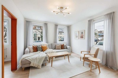 Renovierte Erdgeschosswohnung mit Terrasse