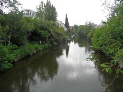 Idyll., traumhaftes Wassergrundstück am Rand der hist. Altstadt mit modernisiertem Stadthaus