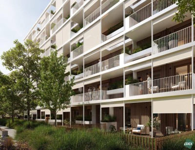 VILLAGE IM DRITTEN | BAUFELD 14A | MODERNE 2-ZIMMER WOHNUNG MIT BALKON